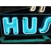 New Husky Porcelain Neon Sign 72 " W x 58" H